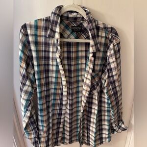 Men's Weezer x Cary Lascala Plaid Button Down Shirt